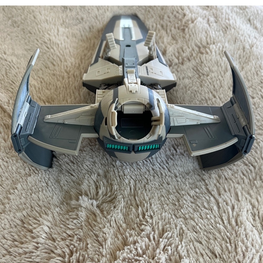 Star Wars Mission Fleet Imperial TIE Whisper Interceptor Vehicle Grey White